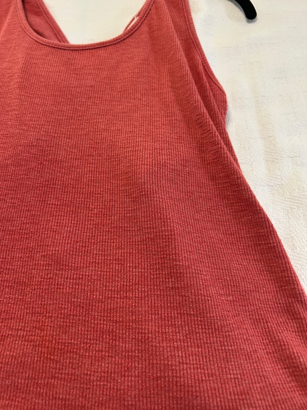 Project Social T Rust Textured Scoop Tank Top - Picture 5 of 5